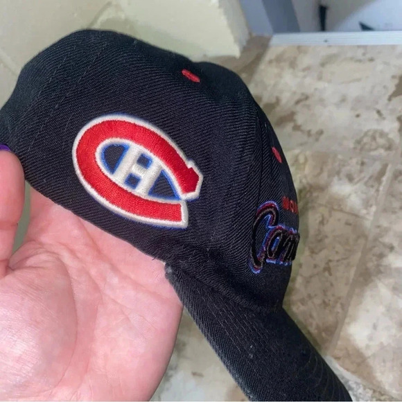 Men’s Vintage 1993 Montreal Canadians NHL Snap Back  Hat Zephyr brand Worn Out - Picture 4 of 14